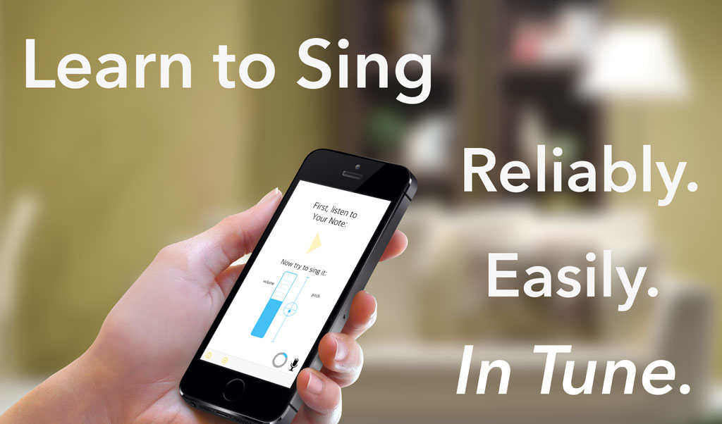 SingTrue: The app that can teach anyone to sing in tune.